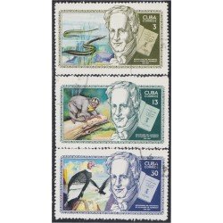 Cuba 1316/18 1969 Bicentenario del nacimiento de Alejandro de Humbolt usados Cuba 1316/18 1969 Bicentenario del nacimiento de Alejandro de Humbolt usados