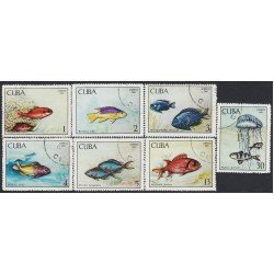 Cuba 1294/00 1969 Peces Fishes usados Cuba 1294/00 1969 Peces Fishes usados
