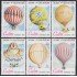 Cuba 2424/29 1983 Primer vuelo en Globo MNH