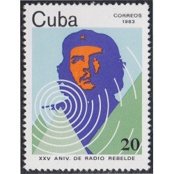 Cuba 2422 1983 XXV Aniversario de Radio Rebelde Che Guevara MNH Cuba 2422 1983 XXV Aniversario de Radio Rebelde Che Guevara MNH