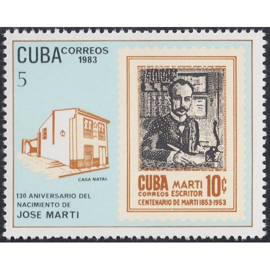 Cuba 2415 1983 José Martí MNH Cuba 2415 1983 José Martí MNH