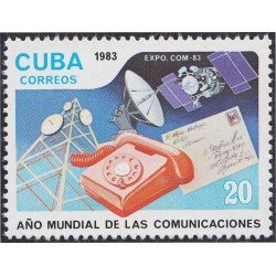 Cuba 2414 1983 Año Mundial de las Comunicaciones MNH Cuba 2414 1983 Año Mundial de las Comunicaciones MNH