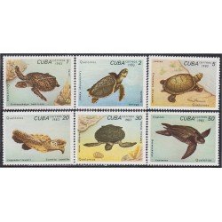 Cuba 2462/67 1983 Fauna Marina Tortugas MH Cuba 2462/67 1983 Fauna Marina Tortugas MH