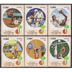 Cuba 2377/82 1982 XIV Juegos Centroamericanos y del Caribe MH Cuba 2377/82 1982 XIV Juegos Centroamericanos y del Caribe MH