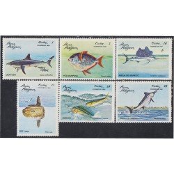 Cuba 2243/48 1981 Peces pelágicos Fishes MH Cuba 2243/48 1981 Peces pelágicos Fishes MH