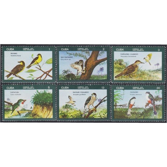 Cuba 1938/43 1976 Aves Endémicas Pájaros Birds MH Cuba 1938/43 1976 Aves Endémicas Pájaros Birds MH