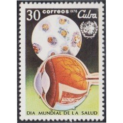 Cuba 1918 1976 Día Mundial de la Salud MH Cuba 1918 1976 Día Mundial de la Salud MH