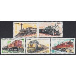 Cuba 1880/84 Evolución del Ferrocarril MH Cuba 1880/84 Evolución del Ferrocarril MH