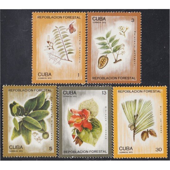 Cuba 1861/65 1975 Repoblación Forestal MH Cuba 1861/65 1975 Repoblación Forestal MH