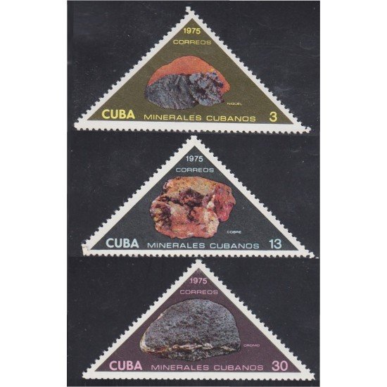 Cuba 1833/35 1975 Minerales cubanos MH Cuba 1833/35 1975 Minerales cubanos MH