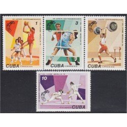 Cuba 2062/65 1978 XIII Juegos Centroamericanos y del Caribe MNH Cuba 2062/65 1978 XIII Juegos Centroamericanos y del Caribe MNH