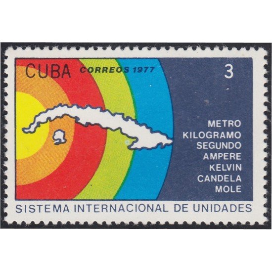 Cuba 2039 1977 Sistema Internacional de Unidades MNH Cuba 2039 1977 Sistema Internacional de Unidades MNH