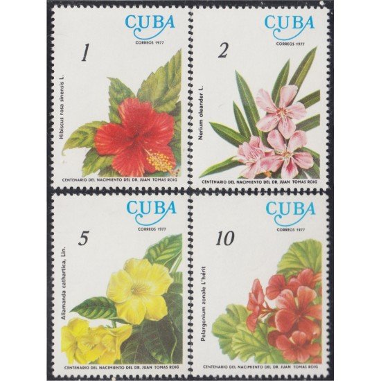 Cuba 2006/09 1977 Flores Flowers MNH Cuba 2006/09 1977 Flores Flowers MNH