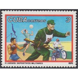 Cuba 1969 1976 III Juegos deportivos militares MNH Cuba 1969 1976 III Juegos deportivos militares MNH