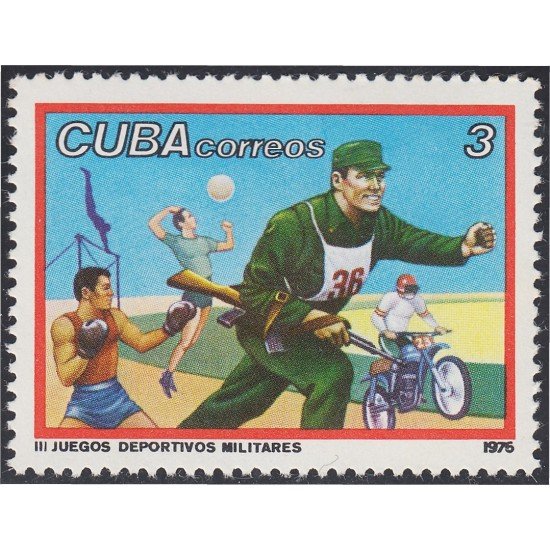 Cuba 1969 1976 III Juegos deportivos militares MNH Cuba 1969 1976 III Juegos deportivos militares MNH