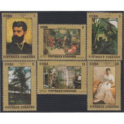 Cuba 1949/54 1976 Obras de Pintores Cubanos MNH Cuba 1949/54 1976 Obras de Pintores Cubanos MNH