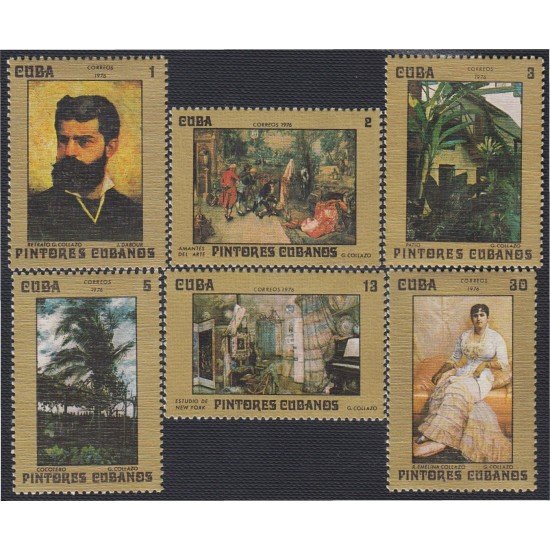 Cuba 1949/54 1976 Obras de Pintores Cubanos MNH Cuba 1949/54 1976 Obras de Pintores Cubanos MNH