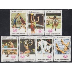 Cuba 1930/36 1976 XXI Juegos Olímpicos Montreal MNH Cuba 1930/36 1976 XXI Juegos Olímpicos Montreal MNH