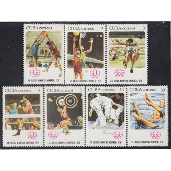 Cuba 1930/36 1976 XXI Juegos Olímpicos Montreal MNH Cuba 1930/36 1976 XXI Juegos Olímpicos Montreal MNH