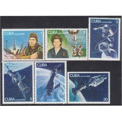 Cuba 1920/25 1976 XV Aniversario del primer hombre en la luna MNH Cuba 1920/25 1976 XV Aniversario del primer hombre en la luna MNH