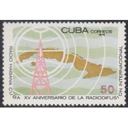 Cuba 1917 1976 X Aniversario de la Radiodifusión Internacional MNH Cuba 1917 1976 X Aniversario de la Radiodifusión Internacional MNH