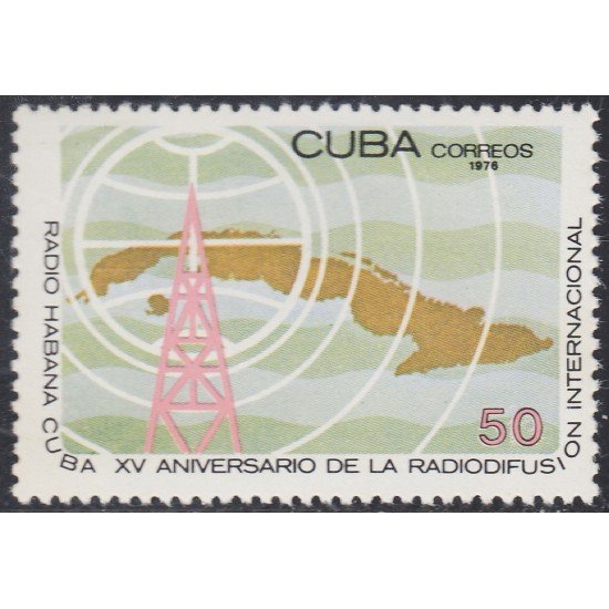 Cuba 1917 1976 X Aniversario de la Radiodifusión Internacional MNH Cuba 1917 1976 X Aniversario de la Radiodifusión Internacional MNH