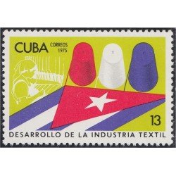 Cuba 1885 1975 Bandera Desarrollo de la Industria Textil MNH Cuba 1885 1975 Bandera Desarrollo de la Industria Textil MNH
