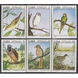 Cuba 1853/58 1975 Aves Endémicas Pájaros Birds MNH Cuba 1853/58 1975 Aves Endémicas Pájaros Birds MNH