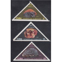 Cuba 1833/35 1975 Minerales cubanos MNH Cuba 1833/35 1975 Minerales cubanos MNH