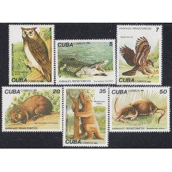 Cuba 2393/98 1982 Animales prehistóricos MNH Cuba 2393/98 1982 Animales prehistóricos MNH