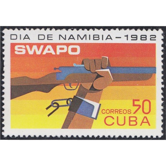 Cuba 2385 1982 Día de Namibia MNH Cuba 2385 1982 Día de Namibia MNH