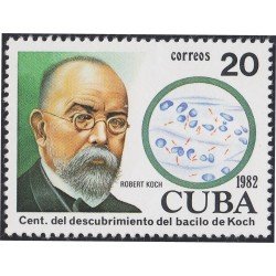 Cuba 2376 1982 Robert Koch MNH Cuba 2376 1982 Robert Koch MNH