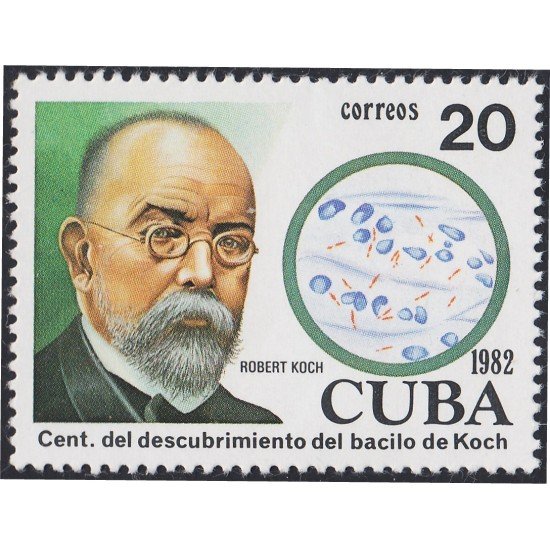 Cuba 2376 1982 Robert Koch MNH Cuba 2376 1982 Robert Koch MNH