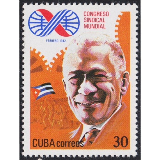 Cuba 2329 1982 Lázaro Peña MNH Cuba 2329 1982 Lázaro Peña MNH