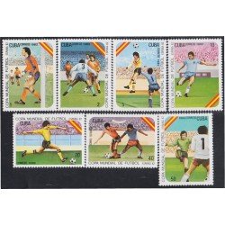 DEP5 Cuba 2322/28 1982 España 82 Campeonato Mundial de Fútbol MNH DEP5 Cuba 2322/28 1982 España 82 Campeonato Mundial de Fútbol MNH