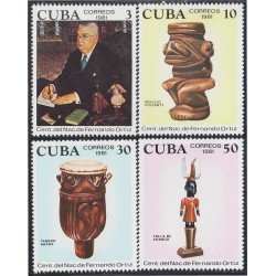 Cuba 2310/13 1981 Centenario del nacimiento de Fernando Ortíz MNH Cuba 2310/13 1981 Centenario del nacimiento de Fernando Ortíz MNH