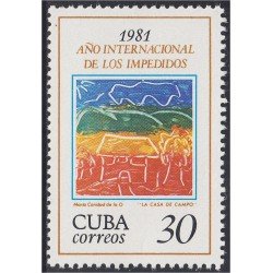 Cuba 2281 1981 Año Internacional de los impedidos MNH Cuba 2281 1981 Año Internacional de los impedidos MNH