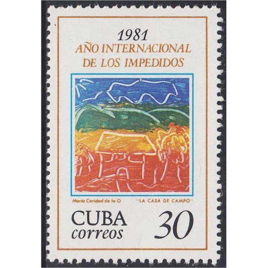 Cuba 2281 1981 Año Internacional de los impedidos MNH Cuba 2281 1981 Año Internacional de los impedidos MNH