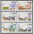Cuba 2275/80 1981 Carruajes antiguos MNH