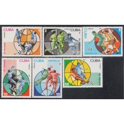 Cuba 2249/54 1981 España 82 Campeonato Mundial de Fútbol MNH Cuba 2249/54 1981 España 82 Campeonato Mundial de Fútbol MNH
