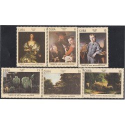 Cuba 2237/42 1981 Obras de Arte del Museo Nacional MNH Cuba 2237/42 1981 Obras de Arte del Museo Nacional MNH