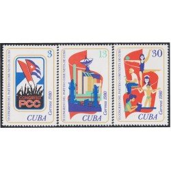 Cuba 2234/36 1980 II Congreso del PCC MNH Cuba 2234/36 1980 II Congreso del PCC MNH