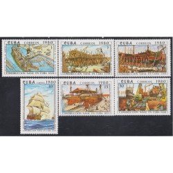 Cuba 2208/13 1980 Construcción Naval en Cuba Barcos Boats MNH Cuba 2208/13 1980 Construcción Naval en Cuba Barcos Boats MNH