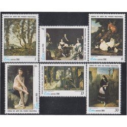 Cuba 2178/83 1980 Obras de Arte del Museo Nacional MNH Cuba 2178/83 1980 Obras de Arte del Museo Nacional MNH