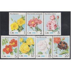 Cuba 2140/46 1979 Rosas Flores Flowers MNH Cuba 2140/46 1979 Rosas Flores Flowers MNH