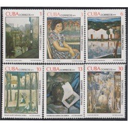 Cuba 2127/32 1979 Pintor Cubano Víctor Manuel su obra MNH Cuba 2127/32 1979 Pintor Cubano Víctor Manuel su obra MNH