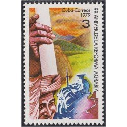 Cuba 2120 1979 XX Aniversario de la Reforma Agraria MNH Cuba 2120 1979 XX Aniversario de la Reforma Agraria MNH