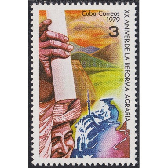 Cuba 2120 1979 XX Aniversario de la Reforma Agraria MNH Cuba 2120 1979 XX Aniversario de la Reforma Agraria MNH
