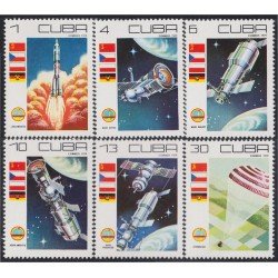 Cuba 2110/15 1979 Cosmos cohetes satélites MNH Cuba 2110/15 1979 Cosmos cohetes satélites MNH