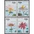 Cuba 2105/08 1979 Flores Acuáticas Flowers MNH